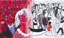 Afton i rött (90 ex*), by Christina Knall
