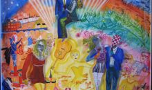 Be Happy (Digigraphie, 290 ex), av Christina Knall