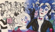 Party in Blue (90 ex*), by Christina Knall