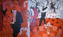 Red party, by Christina Knall