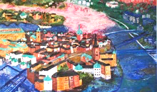 Riddarholmen från ovan (25 ex*), by Christina Knall