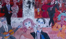 Soirée in red, by Christina Knall