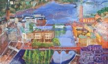 Spegling över Stockholm (25 ex*), by Christina Knall