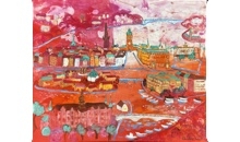 Stockholm in red, av Christina Knall